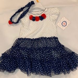 NWT Little Me Patriotic Onsie